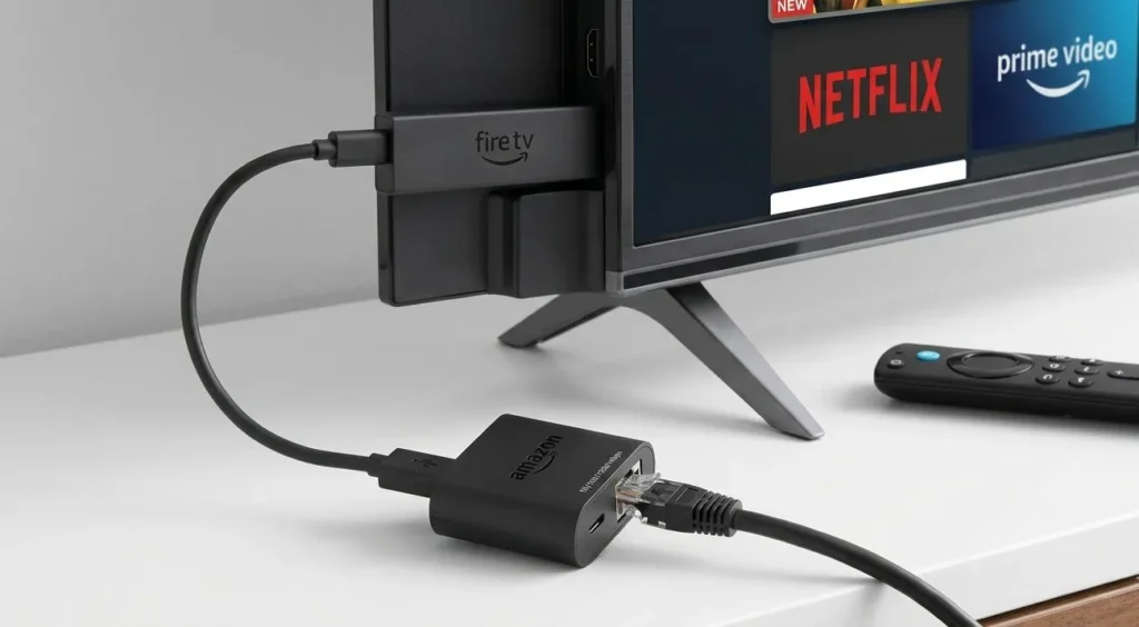 Amazon Fire TV Ethernet Adapter USB-C Gigabit wired internet Fire TV Stick HD australia-iptv